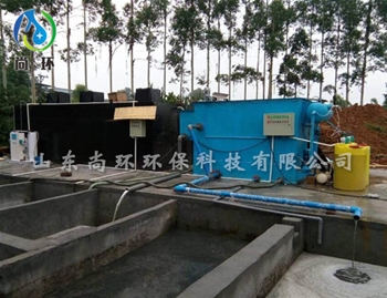 新農村汙水處理設備安裝現場